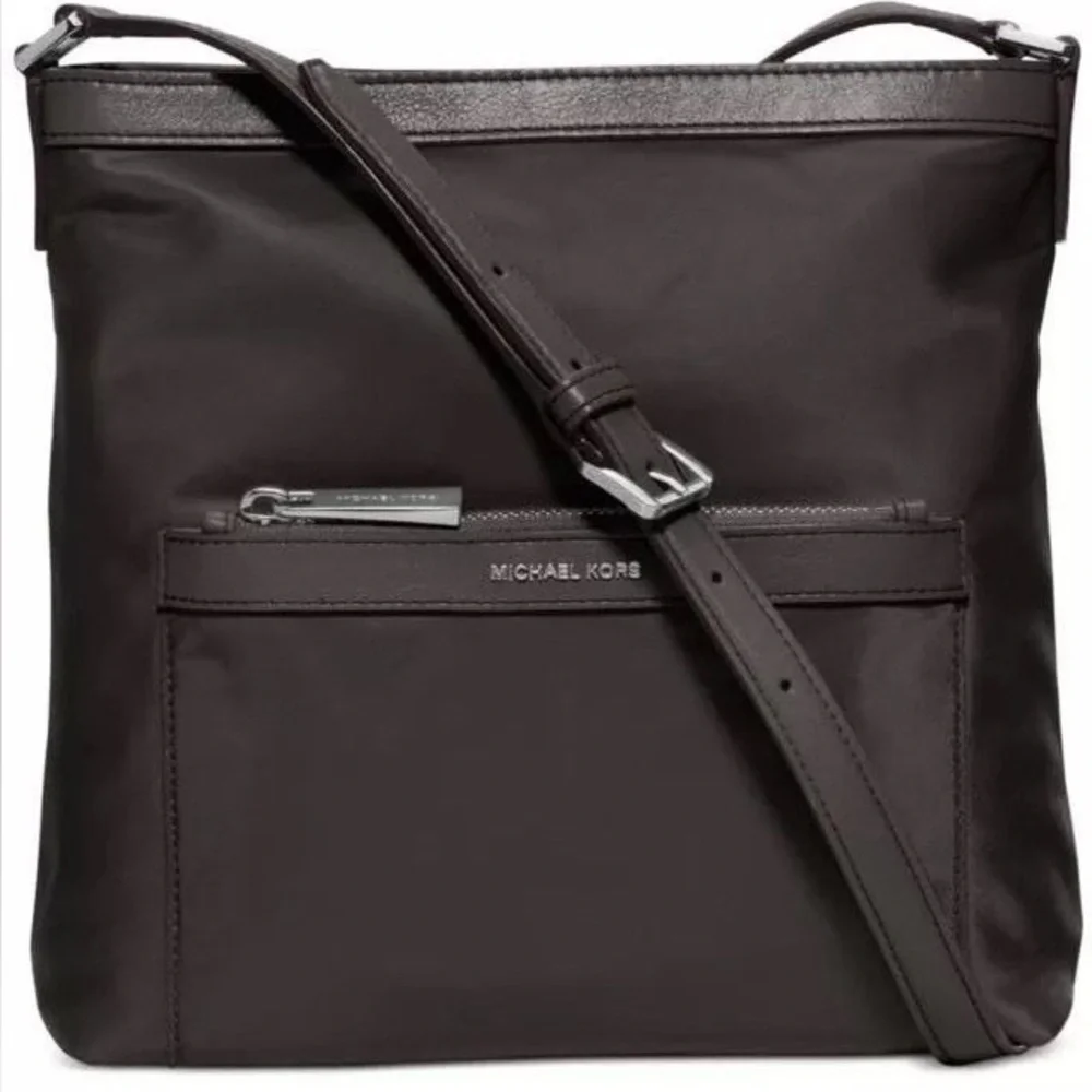 Michael Kors Black Nylon Crossbody Shoulder Bag